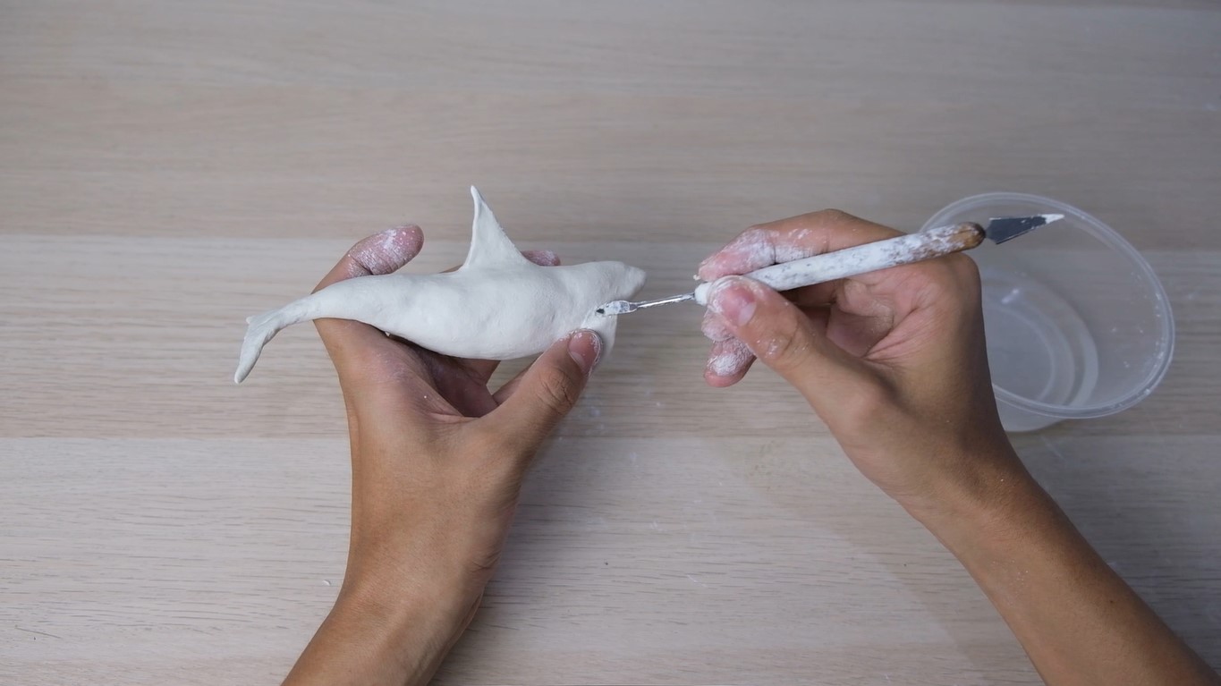 how to sculpt with air dry clay