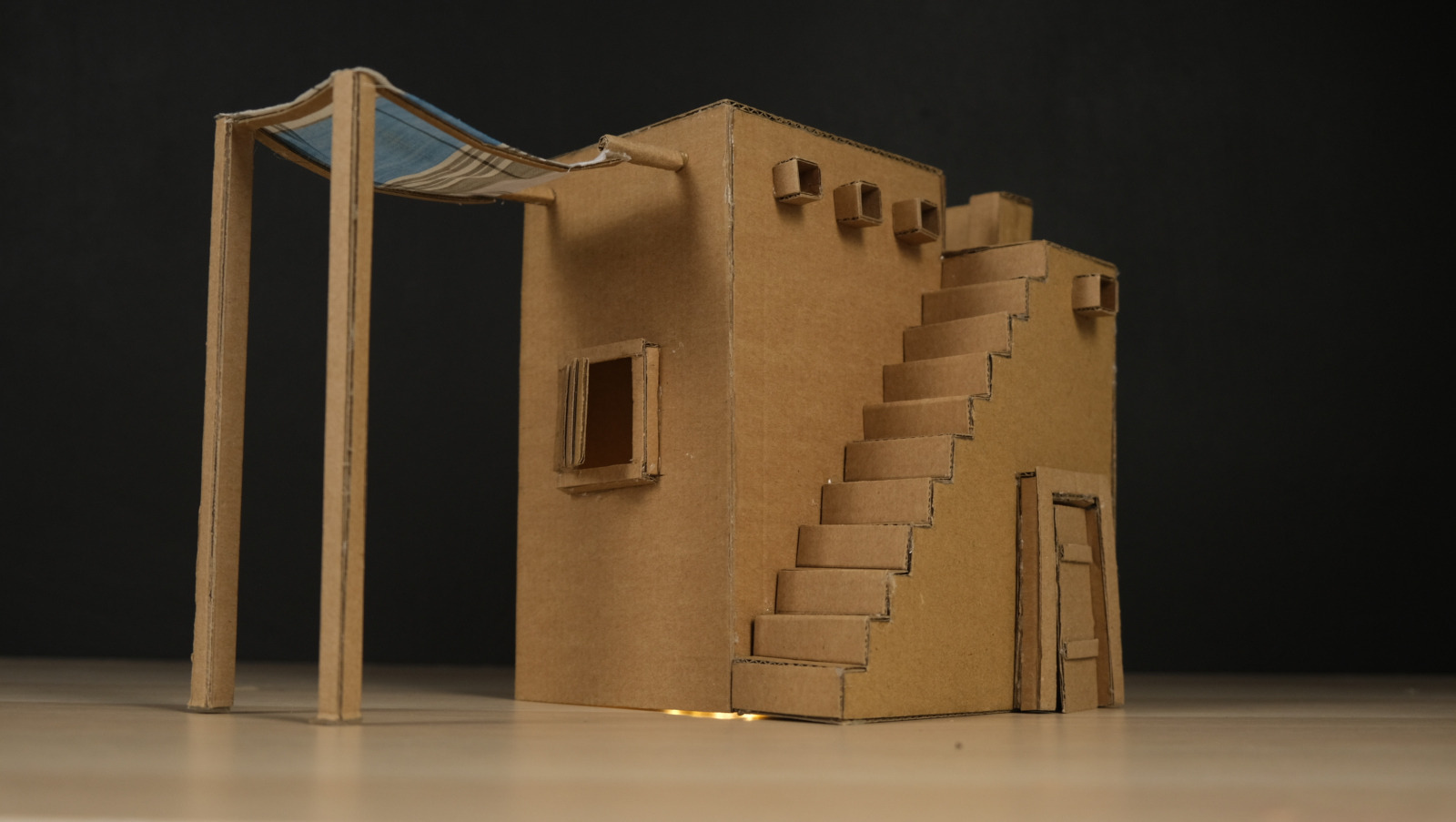How to Make a Simple Cardboard House for School Project